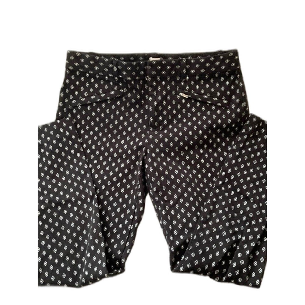 Gap Black Geometric Skinny Ankle Pants Like New 6R